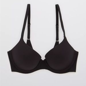 Aerie Sunnie Demi Push Up Bra Black